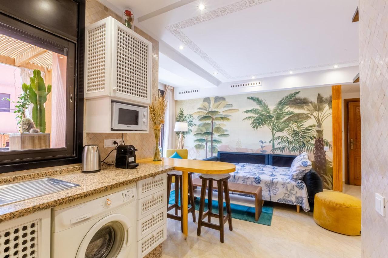 Le Palmier - Appartement Authentique A Gueliz Marrakesh Exterior photo