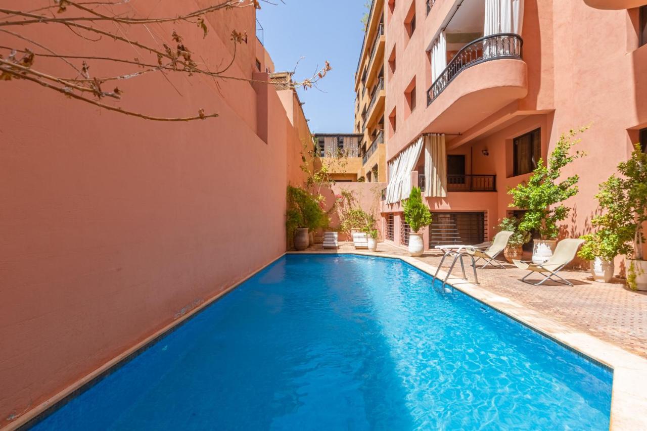 Le Palmier - Appartement Authentique A Gueliz Marrakesh Exterior photo